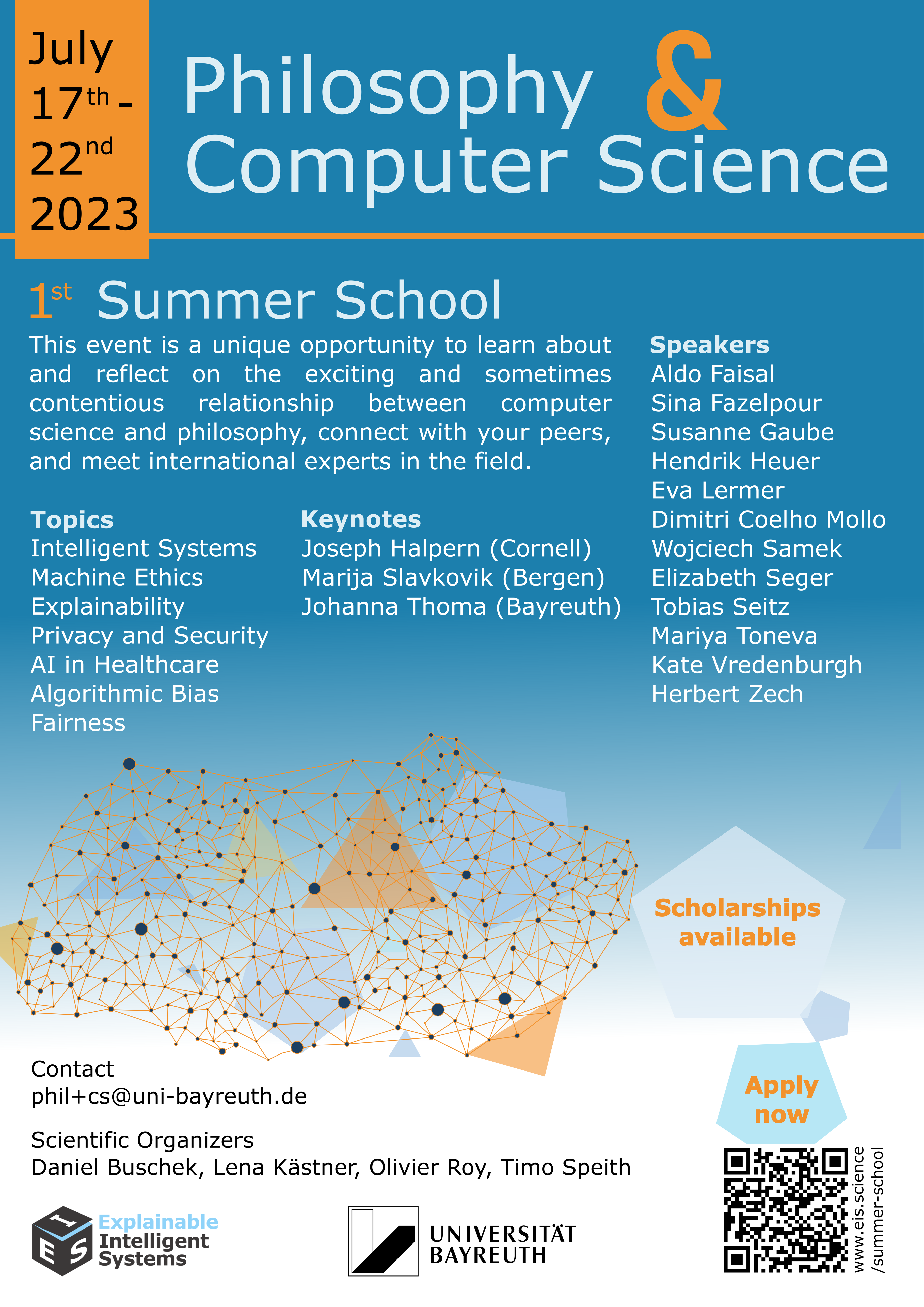 1st Bayreuth Summer School in Philosophy & Computer Science